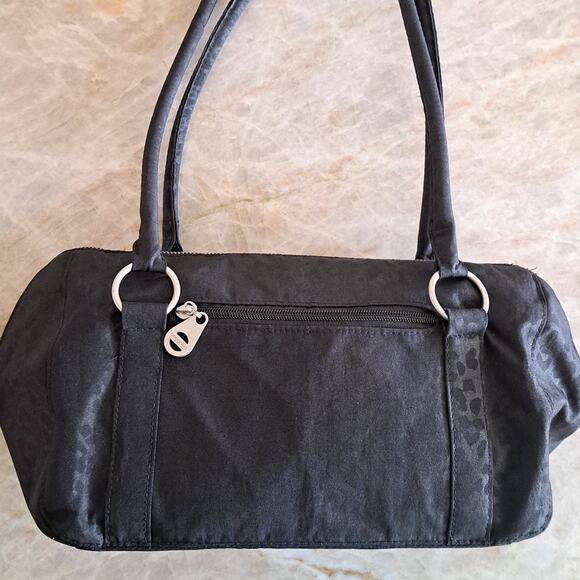 BAGGALLINI Sienna Satchel Bag in Black Cheetah - Picture 7 of 9